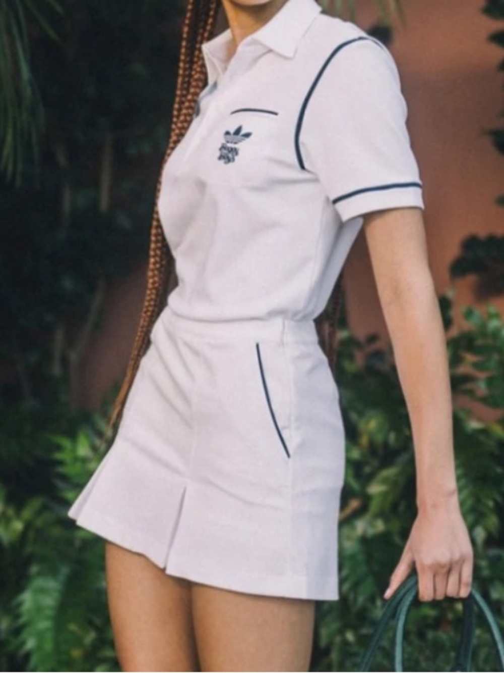 ADIDAS X BOGEY BOYS Skirt In White W/ Pockets “New”